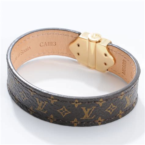 lv bracelet sizes|louis vuitton leather bracelets women's.